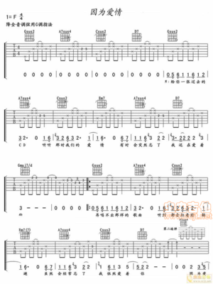 爱情爱情吉他谱,爱情爱情吉他谱杨幂